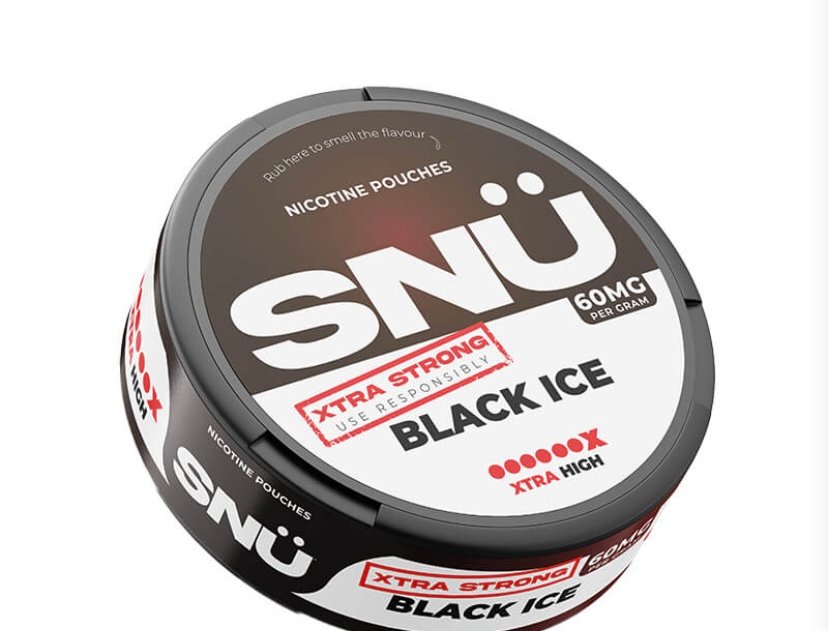 SNU Black Ice Nic Pouches by Bar Juice - 60mg