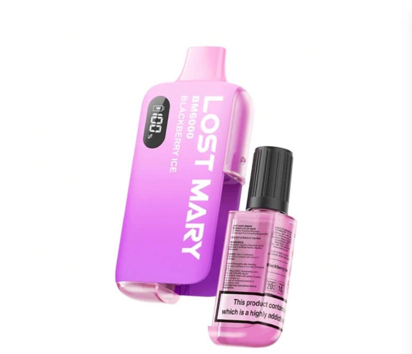 Lost Mary BM6000 Blackberry Ice Disposable Vape - 20mg