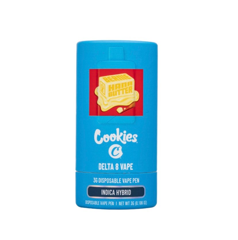 Bernie Hana Butter (Indica Hybrid) | Cookies Delta 8 Disposable 3G - Image 3