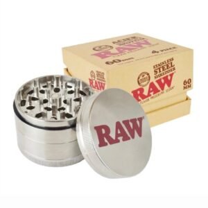 RAW Stainless Steel 4-Piece 60mm Shredder
