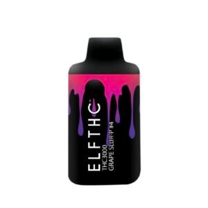 Grape Slur-P #4 High Potency Blend Delta 8 + THC-P + THC-X 3g Disposable By ELF THC