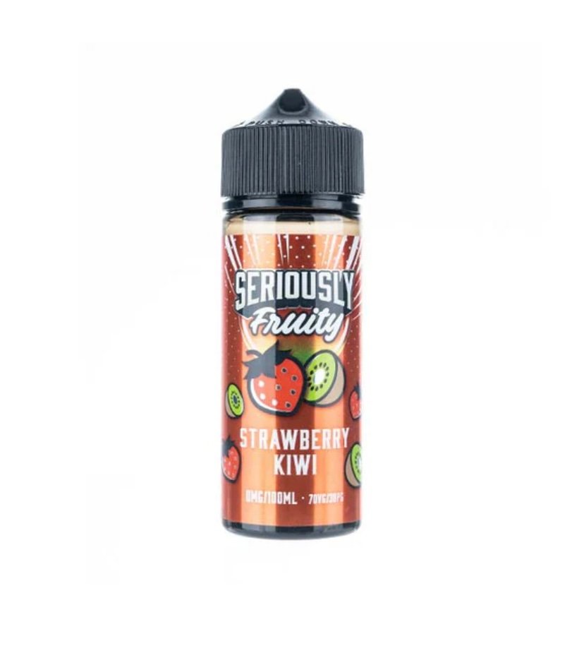 Strawberry Kiwi 100ml Shortfill E-Liquid by Seriously Fruity