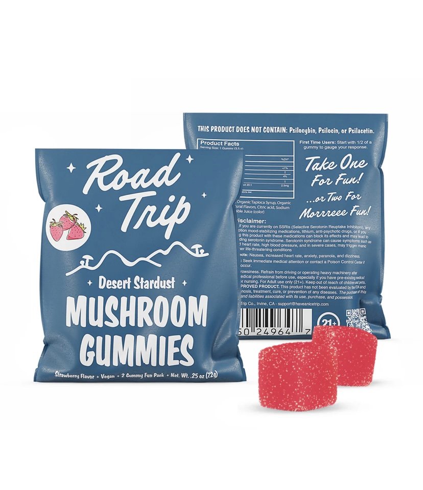 DESERT STARDUST MUSHROOM GUMMIES - STRAWBERRY - Image 2
