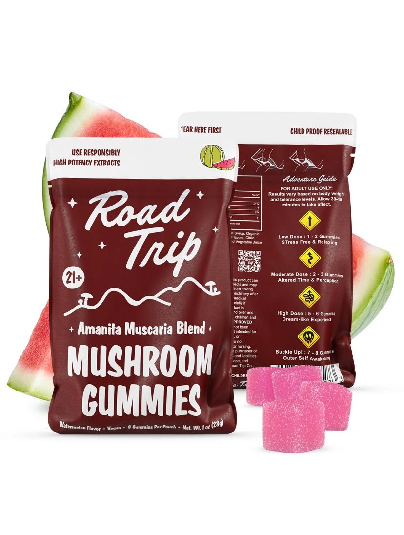 AMANITA MUSCARIA MUSHROOM GUMMIES - WATERMELON