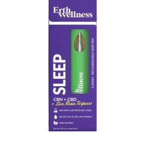 LIVE RESIN CBD VAPE PEN WITH CBN – SLEEP BLEND – 2G – ERTH WELLNESS