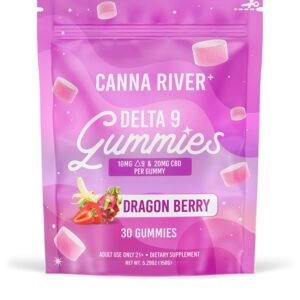 DELTA 9 THC GUMMIES WITH CBD – DRAGON BERRY – CANNA RIVER