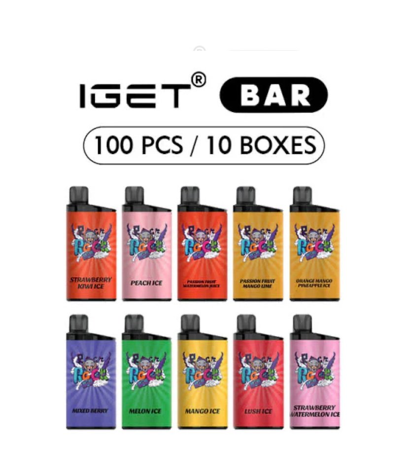 100 PCS IGET BAR 3500 PUFFS