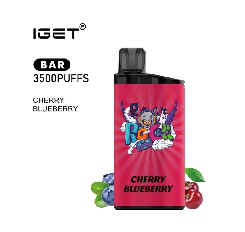 IGET BAR CHERRY BLUEBERRY 3500 PUFFS