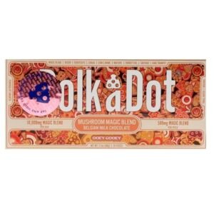 Ooey Gooey PolkaDot Magic Mushroom Belgian Milk Chocolate 500mg