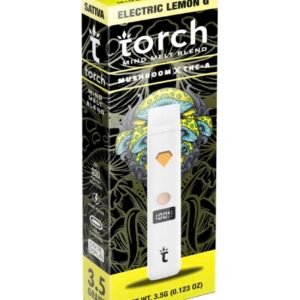 Electric Lemon G Torch Mind Melt Mushroom x THC-A Blend White Series Vape 3.5G