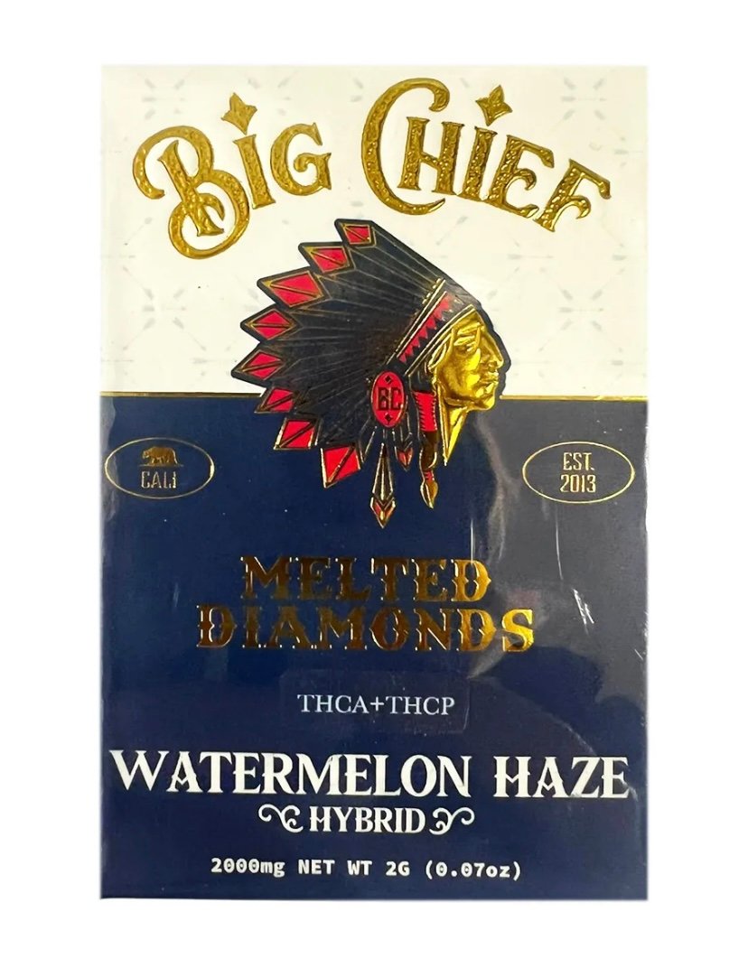 Watermelon Haze Big Chief Melted Diamonds THCA+THCP Cart 2G