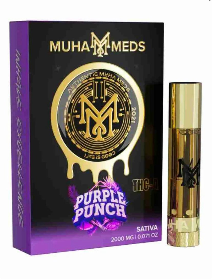 Purple Punch Muha Meds THC-A Cartridge 2G