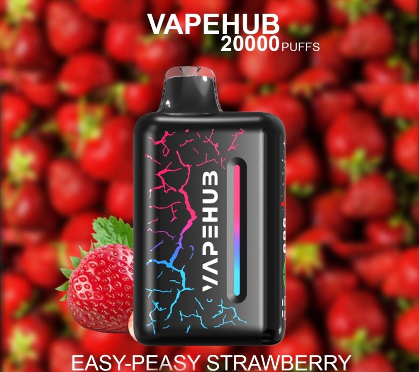VAPEHUB EASY-PEASY STRAWBERRY – 20000 PUFFS