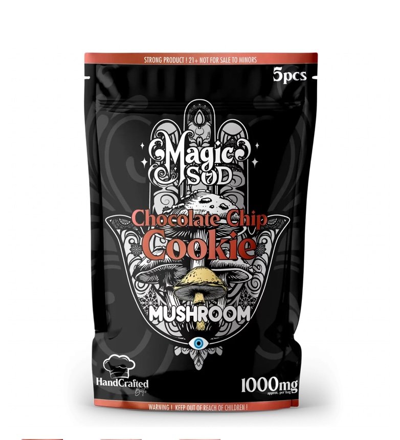 Mushroom Chocolate Chip Cookie 1000mg - Image 3