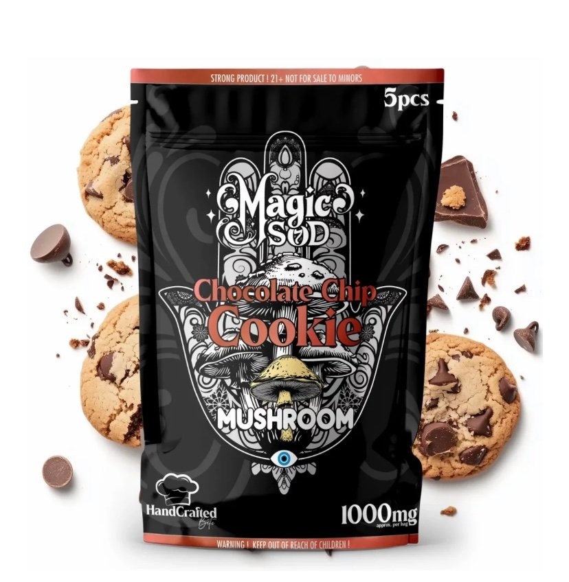 Mushroom Chocolate Chip Cookie 1000mg - Image 2