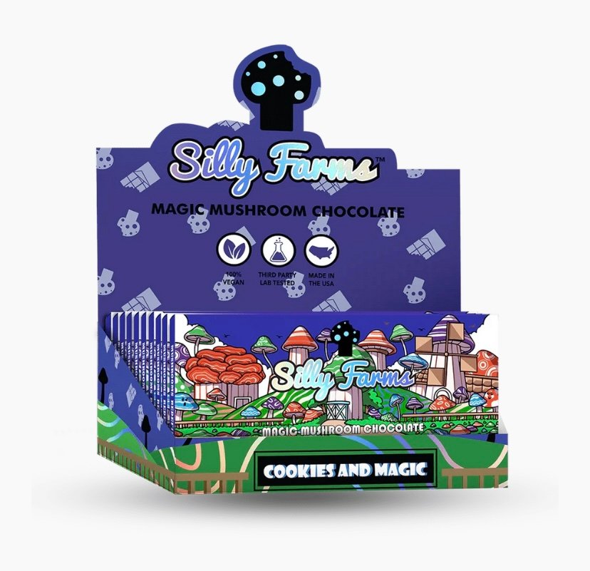 Silly Farms Magic Mushroomm Chocolate Bar 7GM - Image 4