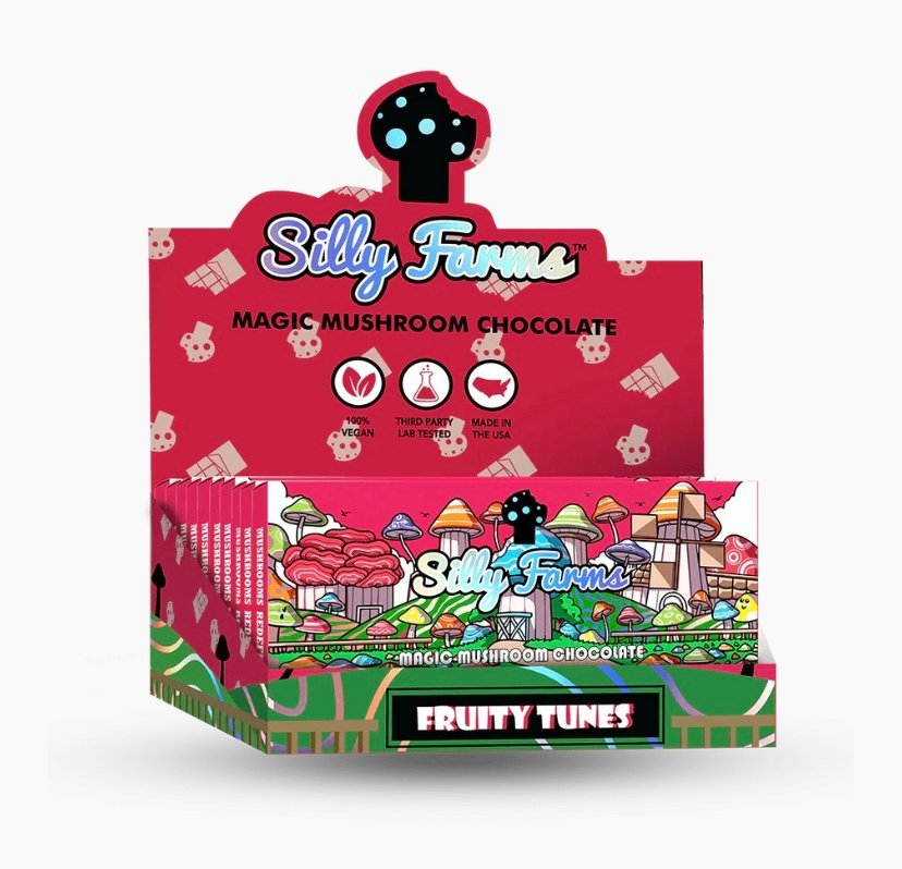 Silly Farms Magic Mushroomm Chocolate Bar 7GM