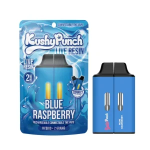kushy punch blue raspberry 2G Live Resin Connects